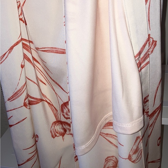 Calvin Klein Cream and Red Patterned Shirt - Picture 6 of 11